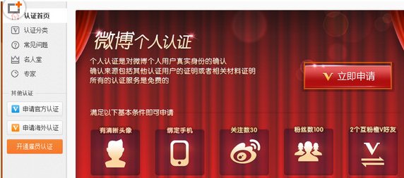 新浪微博，V是什么意思？