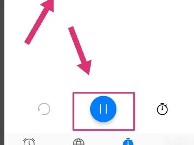 秒表的使用方法 在线等