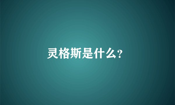 灵格斯是什么？