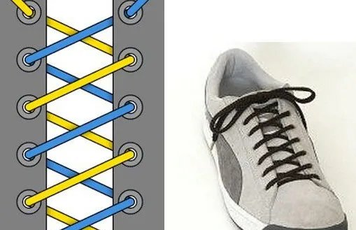 24种鞋带的系法图解