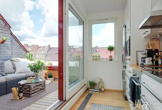 厨房玻璃门图片欣赏解析