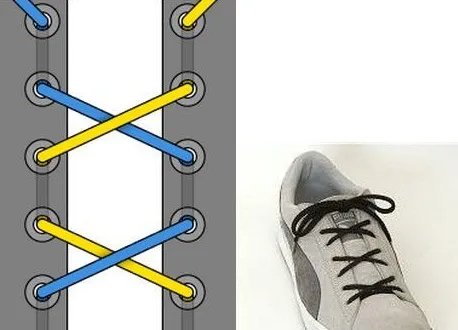 24种鞋带的系法图解