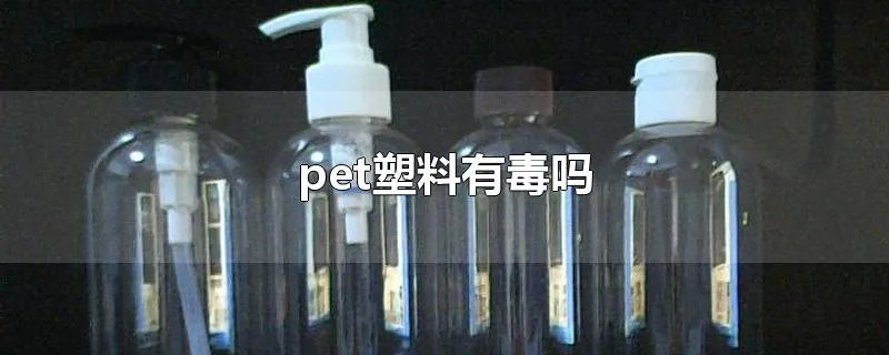pet塑料有毒吗