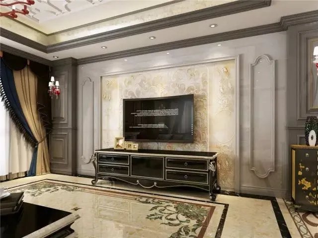 罗马柱背景墙案例及安装流程示意图