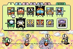 超级马里奥世界2里有哪些隐藏关卡,求图