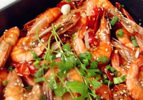 香辣虾的制作方法