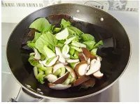 香菇油菜的做法