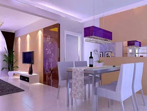 客厅连餐厅吊顶效果图 餐厅和客厅一体吊顶案例分享