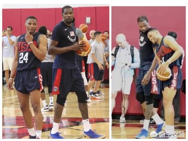 雷霆大胜勇士后，杜兰特和威少拥抱。两人耳语的内容会是明夏杜兰特回归雷霆吗？