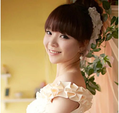 刘海新娘发型图片欣赏  如何打造齐刘海发型