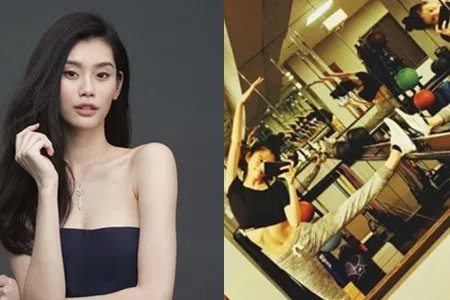 奚梦瑶首晒健身照 网友表示马甲线很抢眼