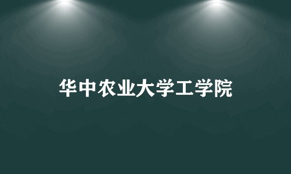 华中农业大学工学院