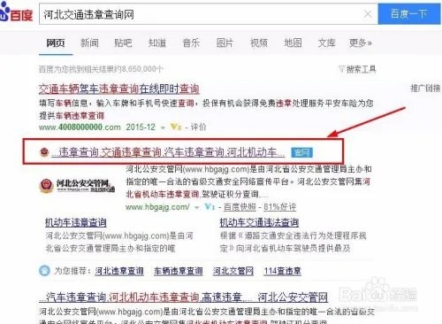 交通违章查询官方网站_机动车辆违章查询