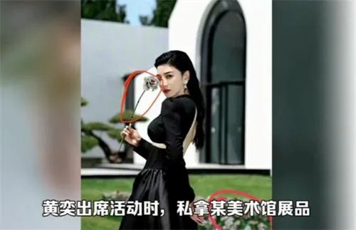 黄奕就私拿美术馆展品道歉 引众议