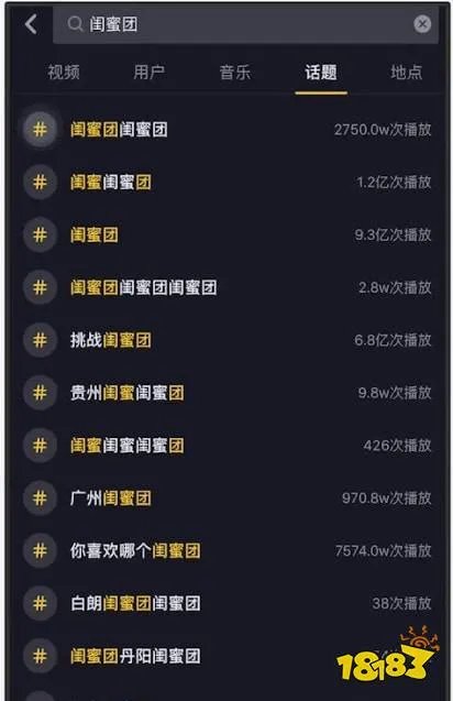 抖音闺蜜团什么梗