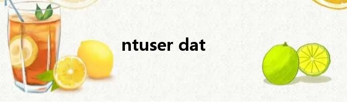 ntuser dat