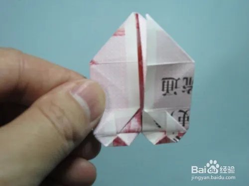 简单的手工折纸天使 用钱折纸爱心天使步骤图解