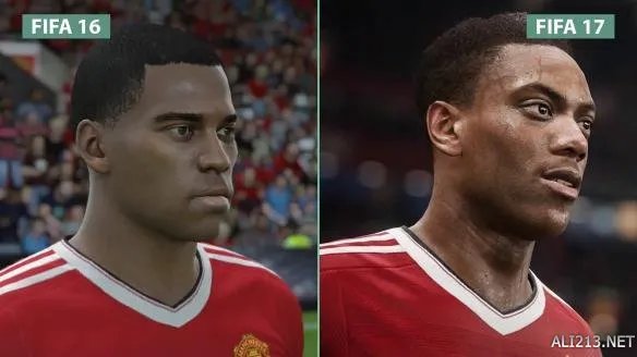 《FIFA17》与《FIFA16》画面对比 简直“面目全非”
