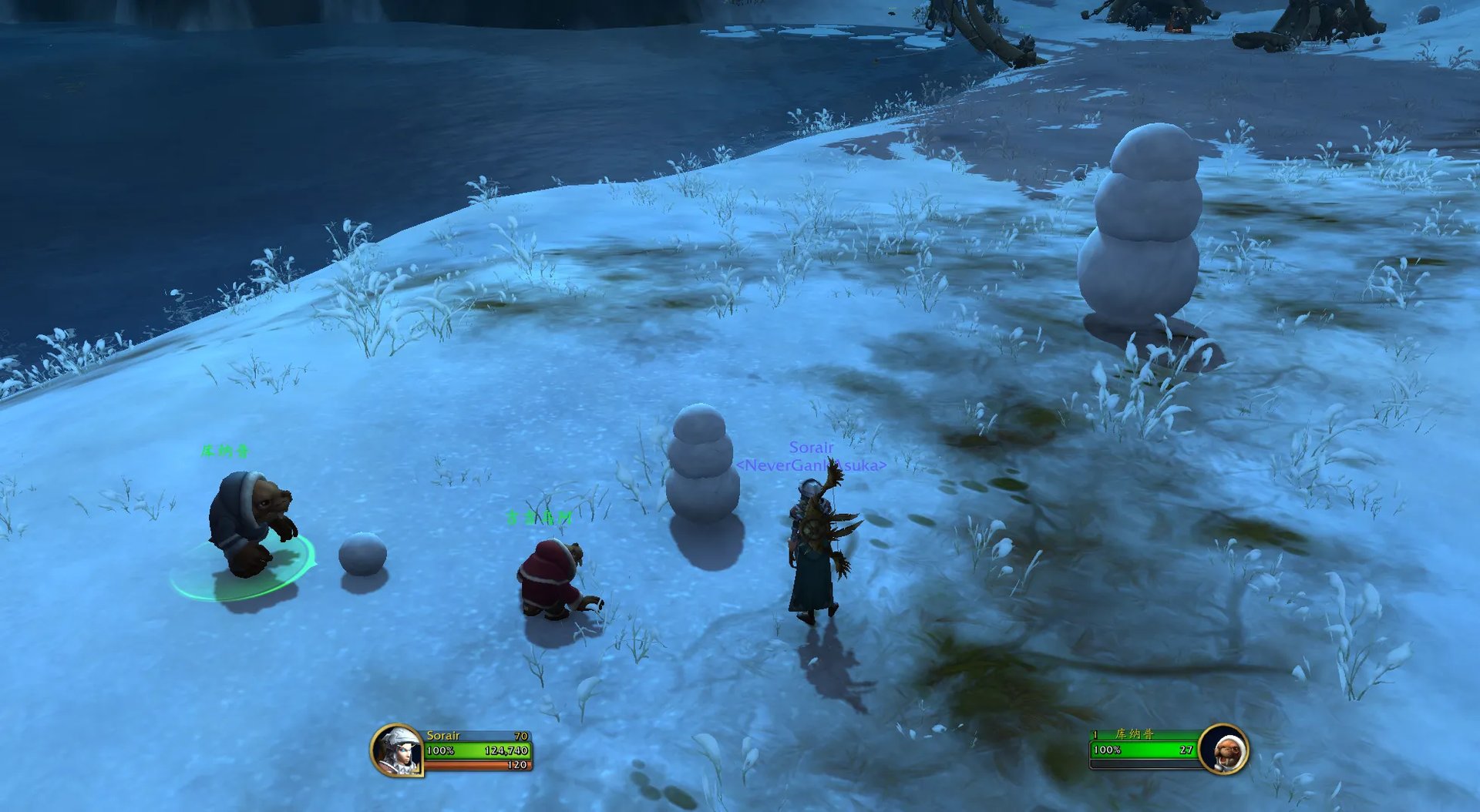 魔兽世界你想不想堆个雪人成就攻略