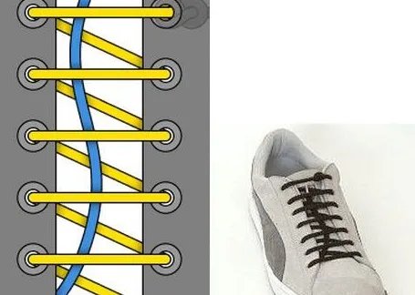 24种鞋带的系法图解