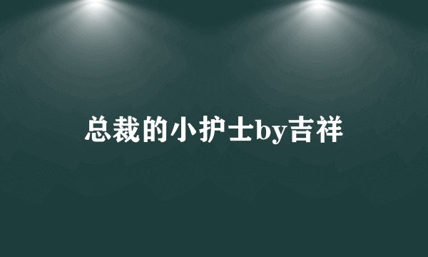 总裁的小护士by吉祥