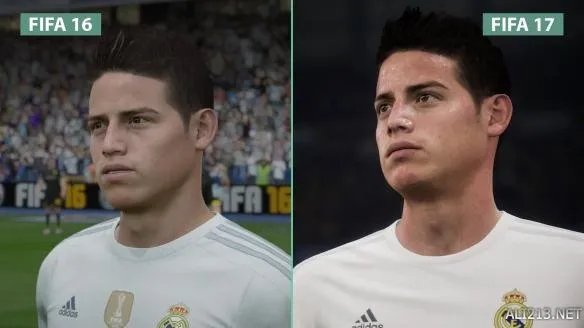 《FIFA17》与《FIFA16》画面对比 简直“面目全非”