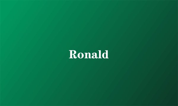 Ronald