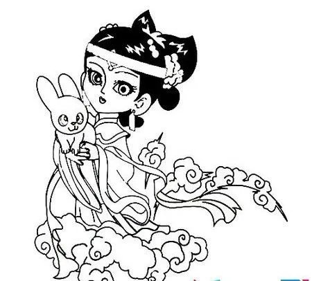 中秋节图画怎么画