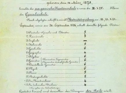 你怎么看待爱因斯坦的成绩单呢？