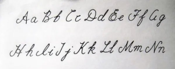 英语花体字怎么写