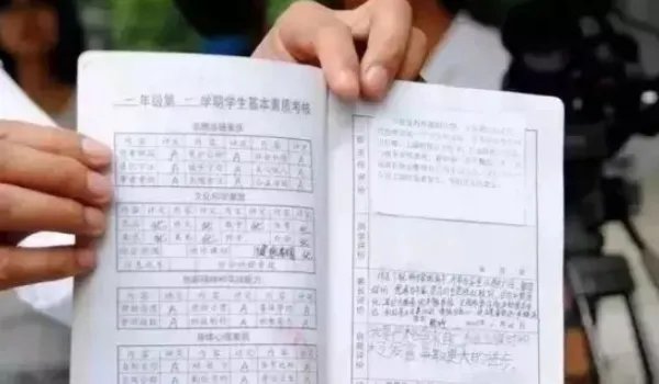 小学素质报告单是什么样子