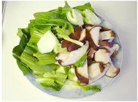 香菇油菜的做法