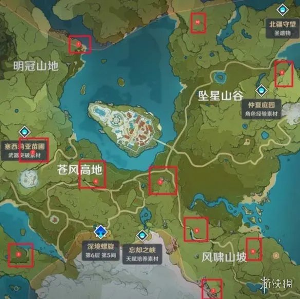 《原神手游》地灵龛位置蒙德 蒙德地灵龛位置汇总
