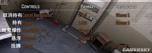 《极度恐慌3》操作键位设置说明