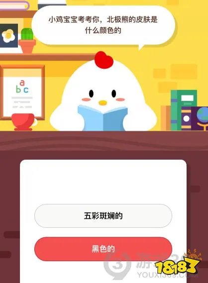 北极熊的皮肤是什么颜色 为什么？