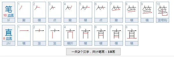 笔直笔直的反义词