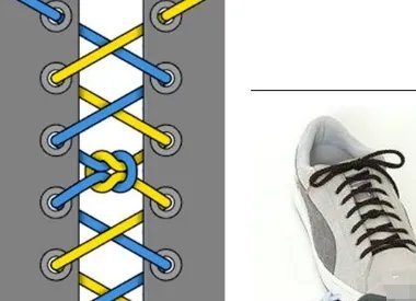 24种鞋带的系法图解