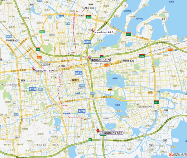 苏州二手车交易市场有几个？具体位置在那里？