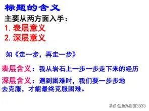 标题的含义与作用？