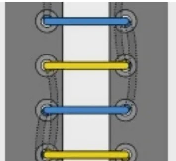 24种鞋带的系法图解