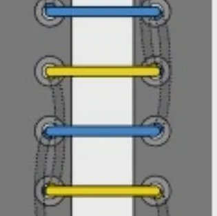 24种鞋带的系法图解