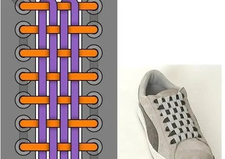 24种鞋带的系法图解