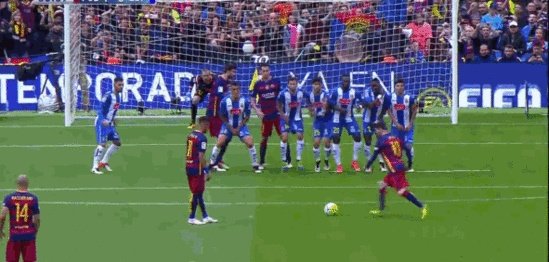 梅西又双叒任意球破门了，梅西算任意球大师了吗？