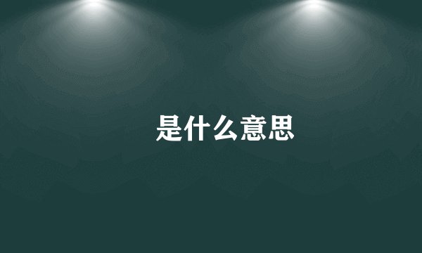槑是什么意思
