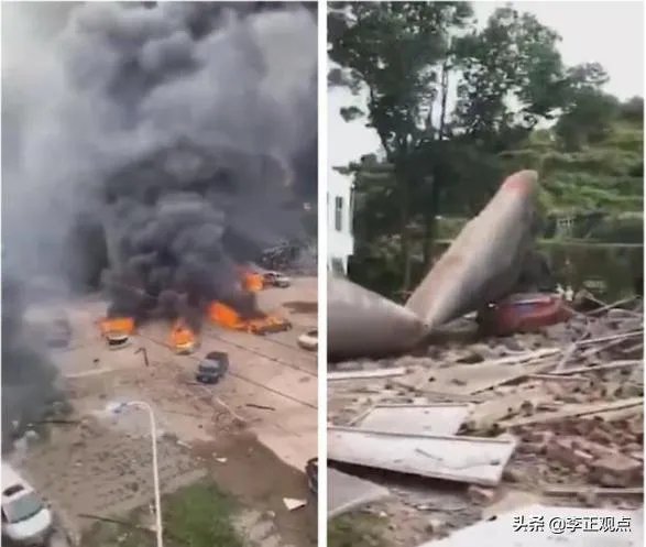 浙江温岭油罐车突发爆炸，汽车被炸飞4层楼高，怎么回事？