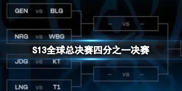 S13全球总决赛四分之一决赛 2023年全球总决赛四分之一决赛什么时候开始