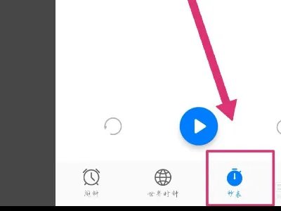 秒表的使用方法 在线等