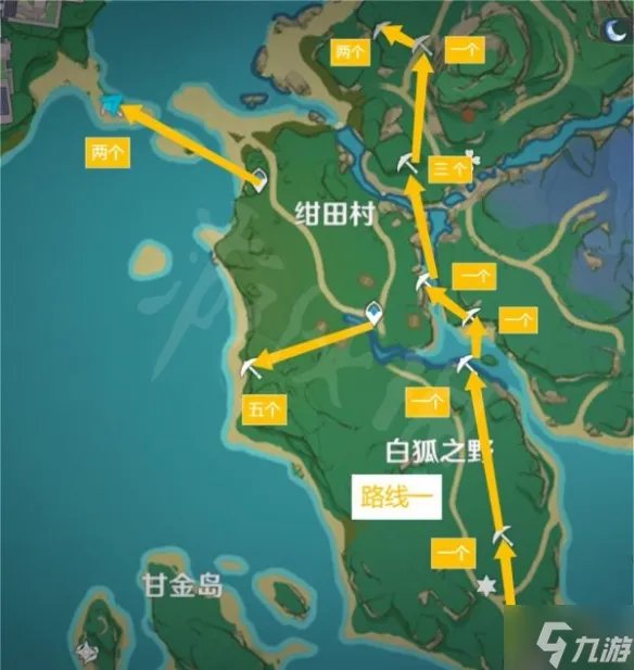 《原神》2.6紫晶石哪里多 2.6版本紫晶石采集路线与你分享