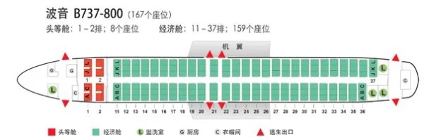 国航ca1472的机翼位置