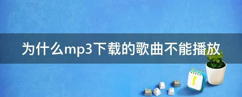 为什么mp3下载的歌曲不能播放